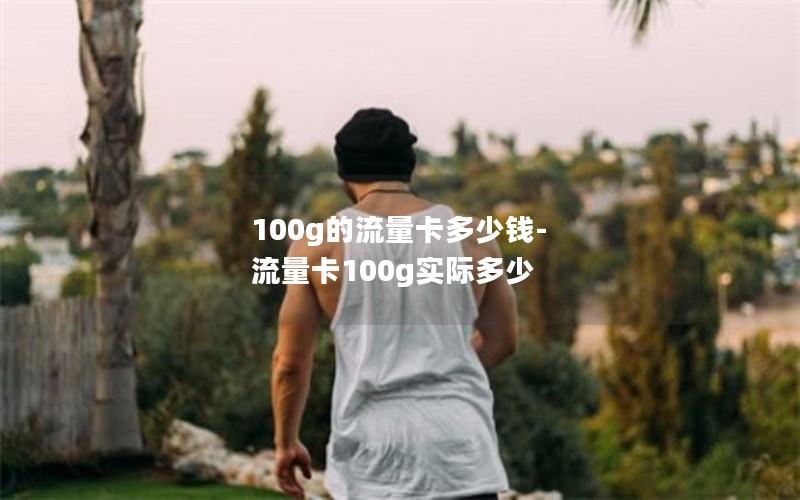 100g的流量卡多少钱-流量卡100g实际多少