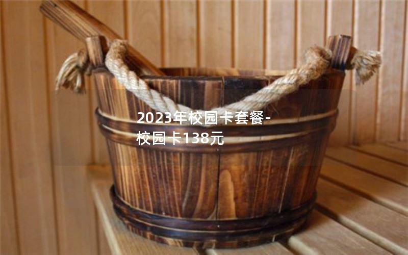 2023年校园卡套餐-校园卡138元