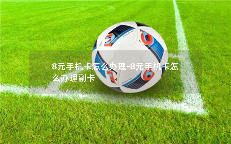 8元手机卡怎么办理-8元手机卡怎么办理副卡
