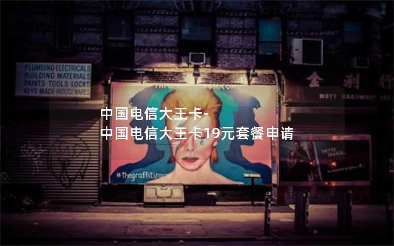 中国电信大王卡-中国电信大王卡19元套餐申请