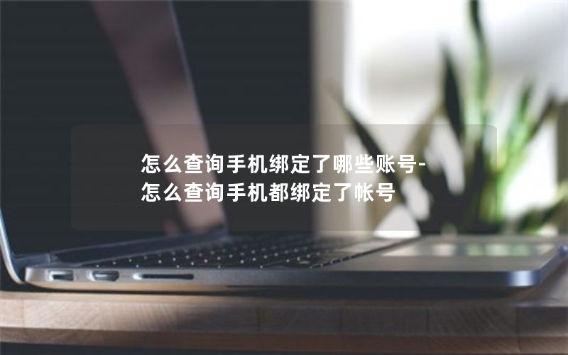 怎么查询手机绑定了哪些账号-怎么查询手机都绑定了帐号