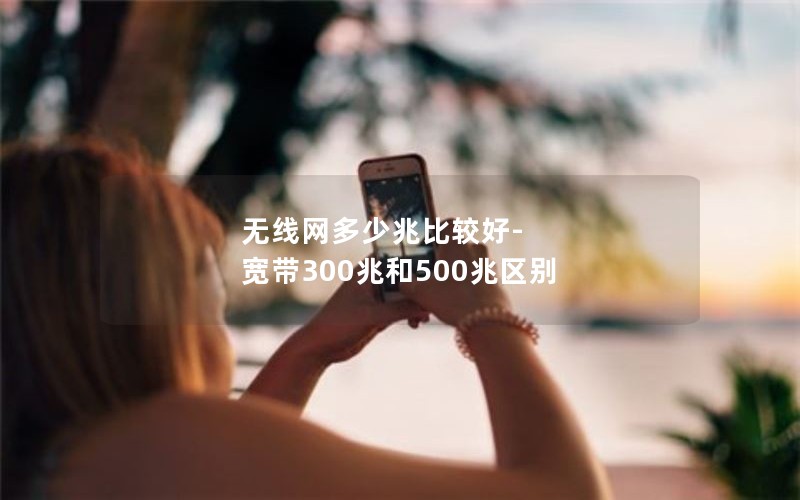 无线网多少兆比较好-宽带300兆和500兆区别