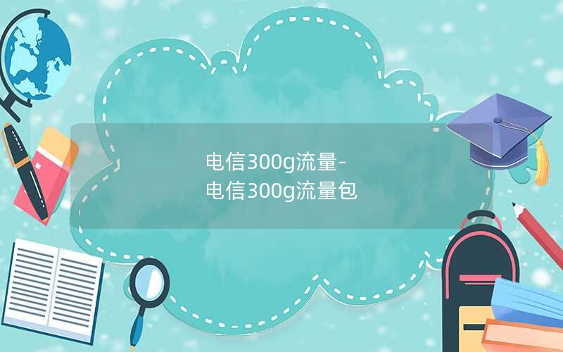 电信300g流量-电信300g流量包