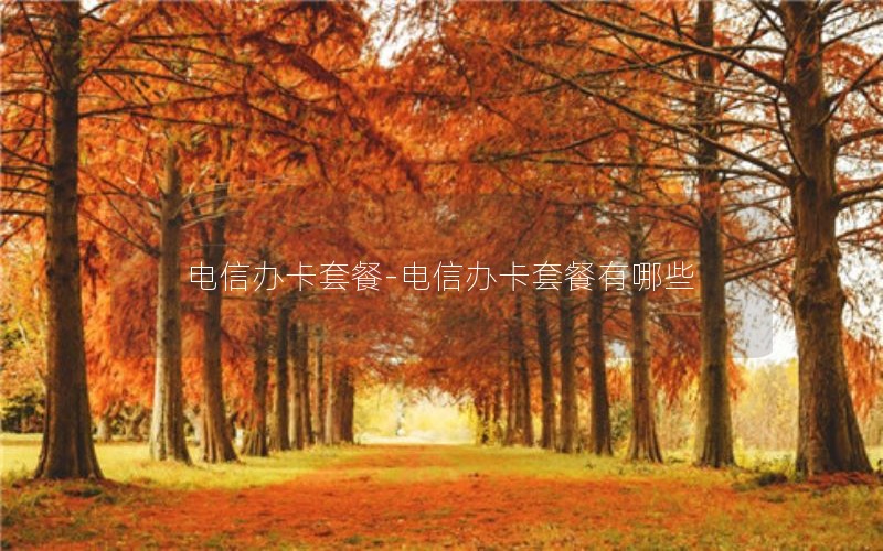 电信办卡套餐-电信办卡套餐有哪些