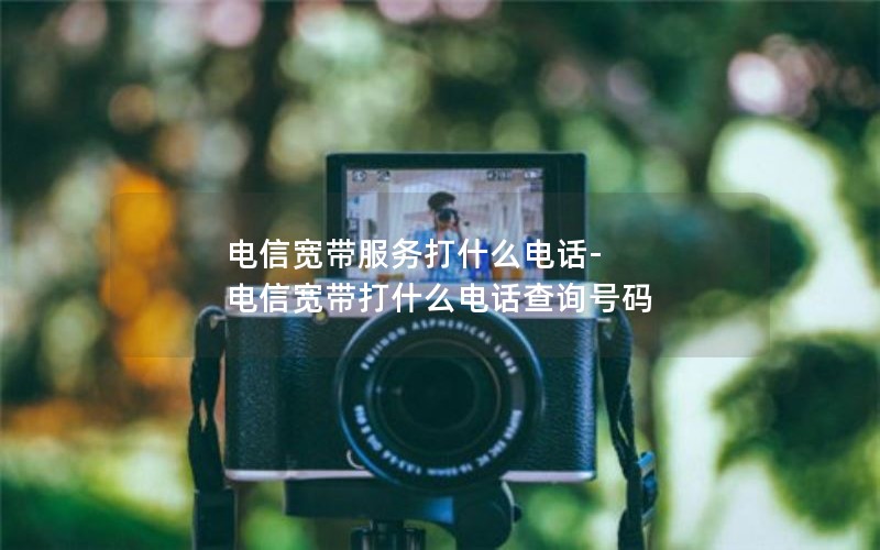 电信宽带服务打什么电话-电信宽带打什么电话查询号码