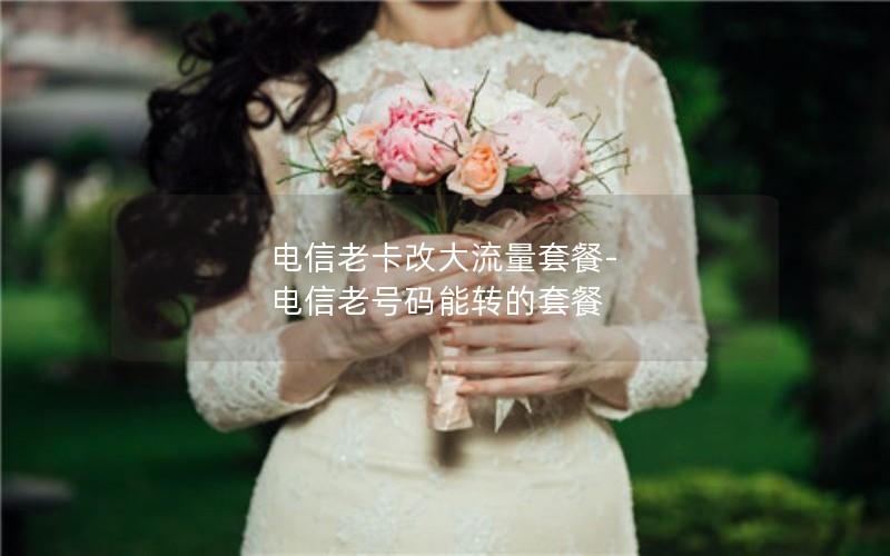 电信老卡改大流量套餐-电信老号码能转的套餐