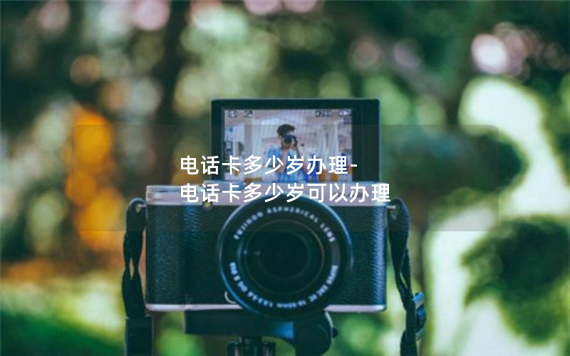 电话卡多少岁办理-电话卡多少岁可以办理