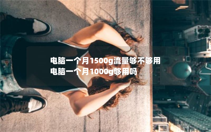 电脑一个月1500g流量够不够用 电脑一个月1000g够用吗
