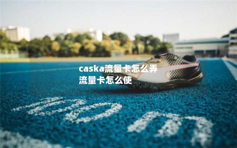 caska流量卡怎么弄 流量卡怎么使