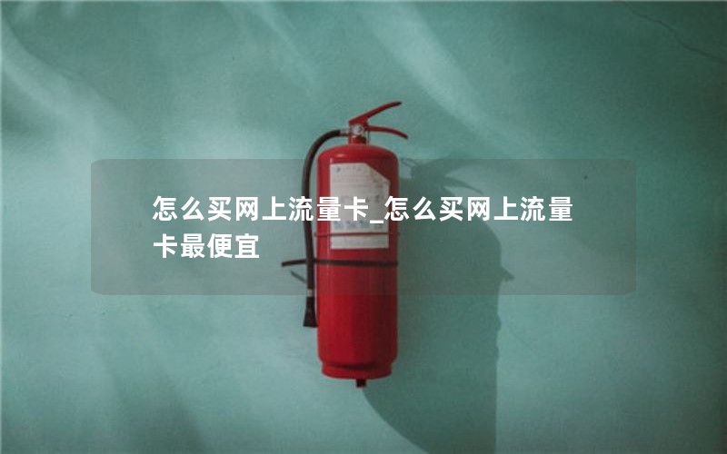 怎么买网上流量卡_怎么买网上流量卡最便宜