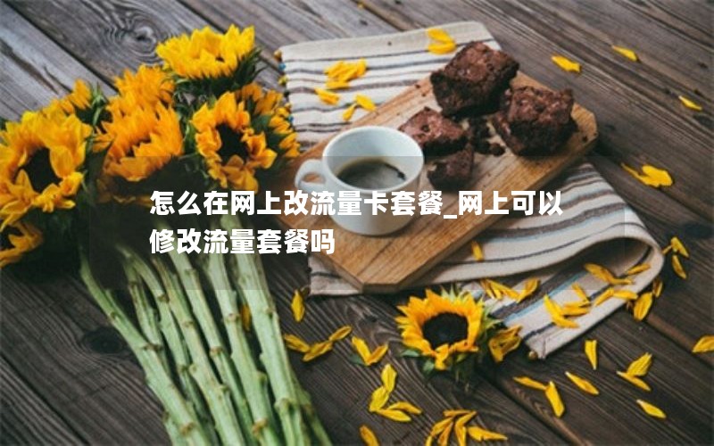 怎么在网上改流量卡套餐_网上可以修改流量套餐吗