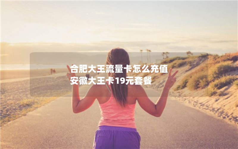 合肥大王流量卡怎么充值 安徽大王卡19元套餐