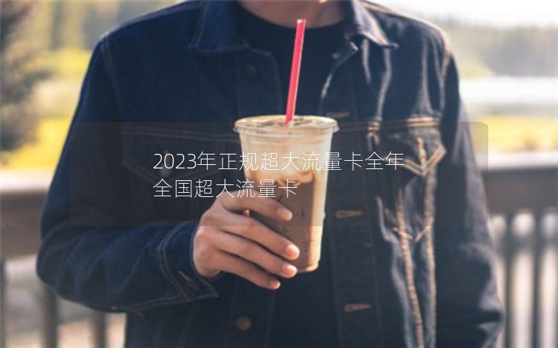 2023年正规超大流量卡全年 全国超大流量卡