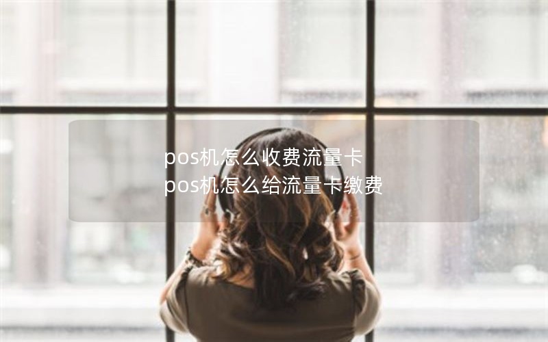 pos机怎么收费流量卡 pos机怎么给流量卡缴费
