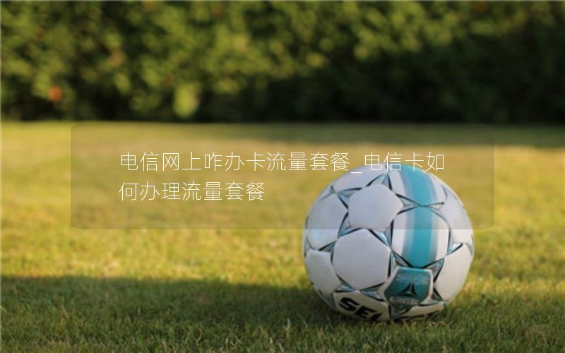 电信网上咋办卡流量套餐_电信卡如何办理流量套餐