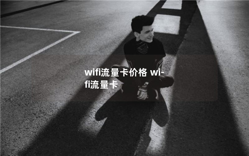 wifi流量卡价格 wi-fi流量卡