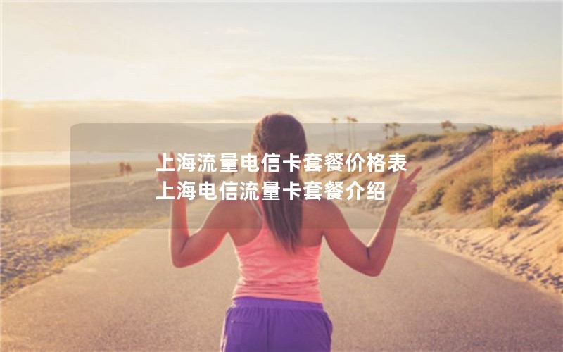 上海流量电信卡套餐价格表 上海电信流量卡套餐介绍
