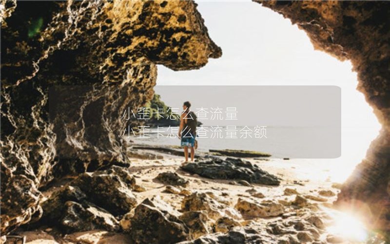 小歪卡怎么查流量 小歪卡怎么查流量余额