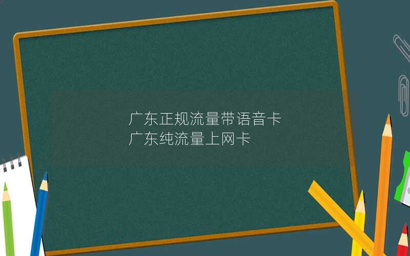 广东正规流量带语音卡 广东纯流量上网卡