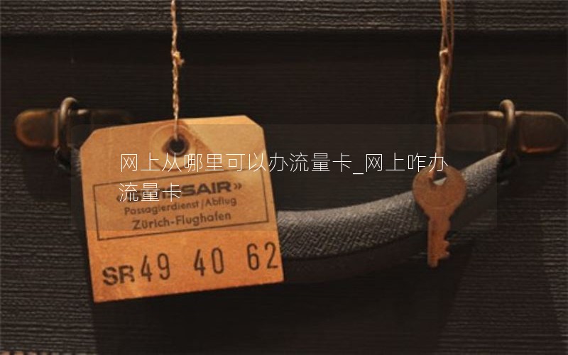 网上从哪里可以办流量卡_网上咋办流量卡