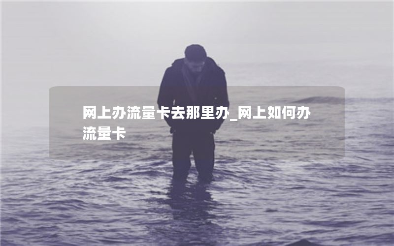 网上办流量卡去那里办_网上如何办流量卡