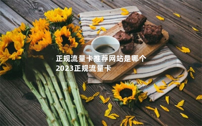 正规流量卡推荐网站是哪个 2023正规流量卡