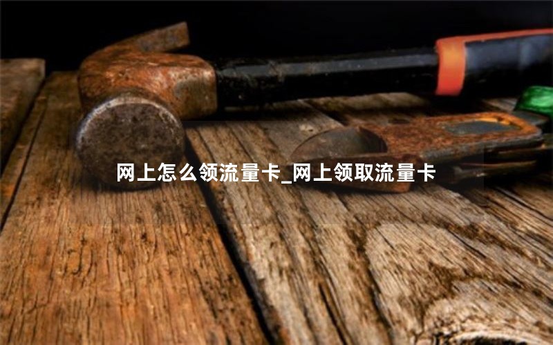 网上怎么领流量卡_网上领取流量卡