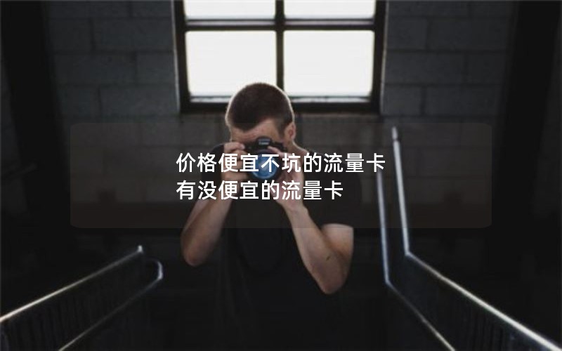 价格便宜不坑的流量卡 有没便宜的流量卡