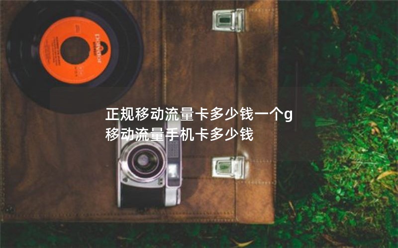 正规移动流量卡多少钱一个g 移动流量手机卡多少钱