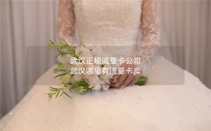 武汉正规流量卡公司 武汉哪里有流量卡卖