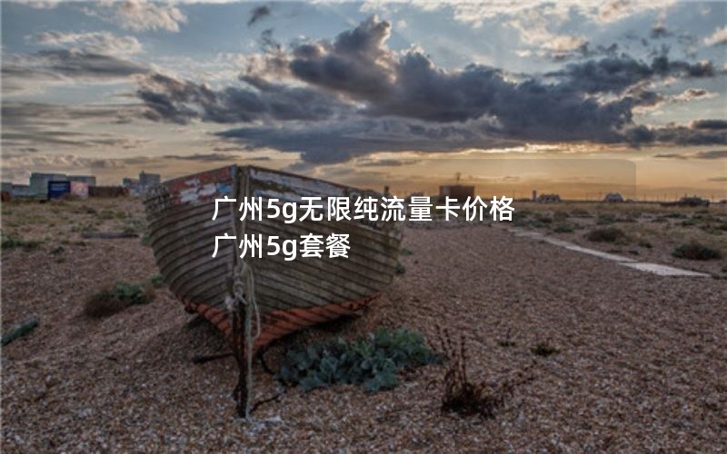 广州5g无限纯流量卡价格 广州5g套餐