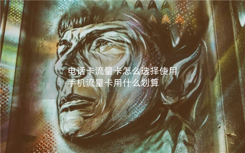 电话卡流量卡怎么选择使用 手机流量卡用什么划算