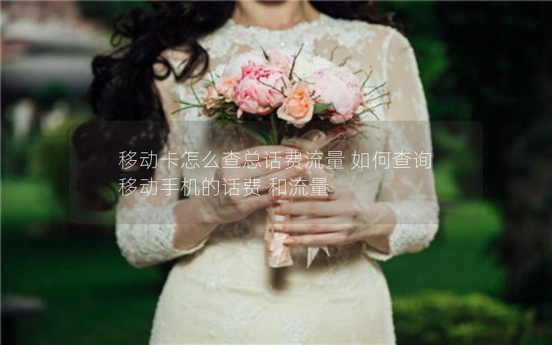 移动卡怎么查总话费流量 如何查询 移动手机的话费 和流量