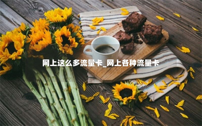 网上这么多流量卡_网上各种流量卡