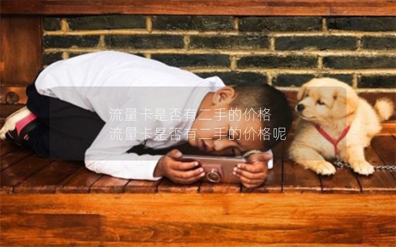 流量卡是否有二手的价格 流量卡是否有二手的价格呢