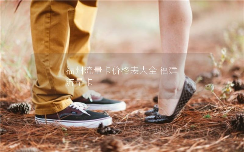 福州流量卡价格表大全 福建 流量卡