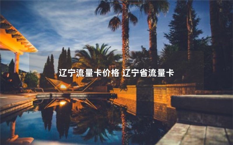 辽宁流量卡价格 辽宁省流量卡