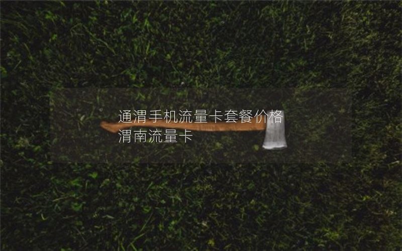 通渭手机流量卡套餐价格 渭南流量卡