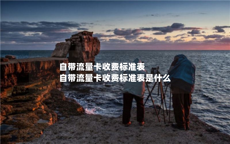 自带流量卡收费标准表 自带流量卡收费标准表是什么