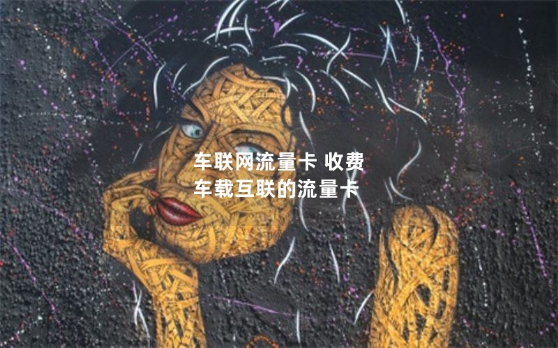 车联网流量卡 收费 车载互联的流量卡